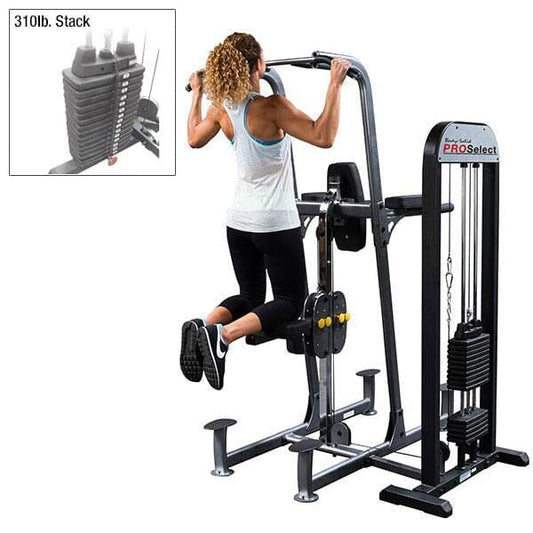 Body-Solid Power Tower - Upper Body Workout - Sturdy Build - Black