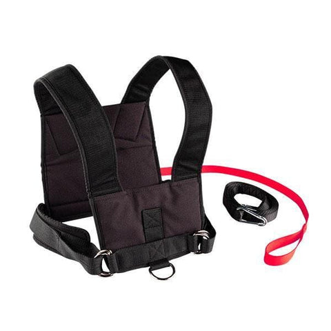 Body Solid Sled Harness - Durable Attachment - Adjustable Fit - Black