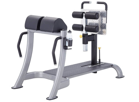 Steelflex Glute Ham Bench - Versatile Workout Equipment - Durable Black/Silver - 68x30x46