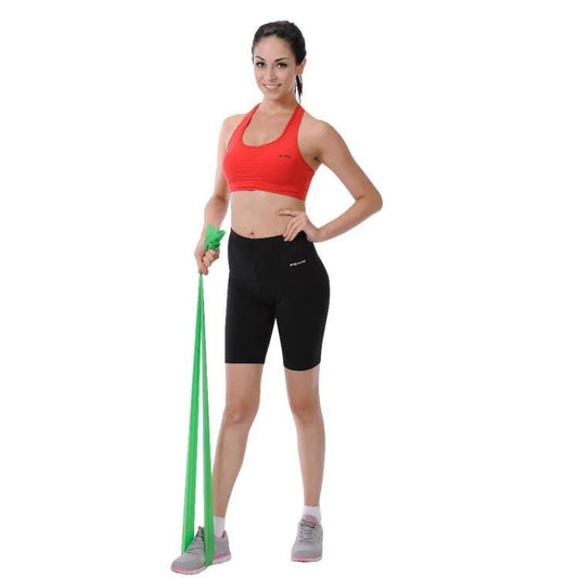 Sunny Health Fitness Resistance Bands Set | Latex Pilates Bands | Variable Strength