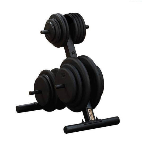 Body Solid Weight Plate Tree - Durable Organizer for Strength Training - Neat Storage Solution