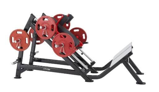 Steelflex Hack Squat Machine - Durable Leg Press - Commercial-grade Workout - Black/Grey -95x57x53