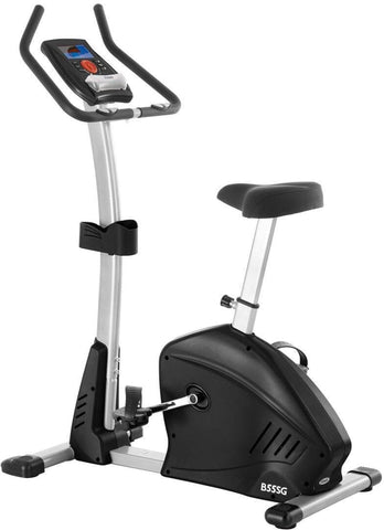 Fitness Master Fitnex B55SG Upright Exercise Bike-Indoor Cycling-Friction-Free Magnetic Resistance