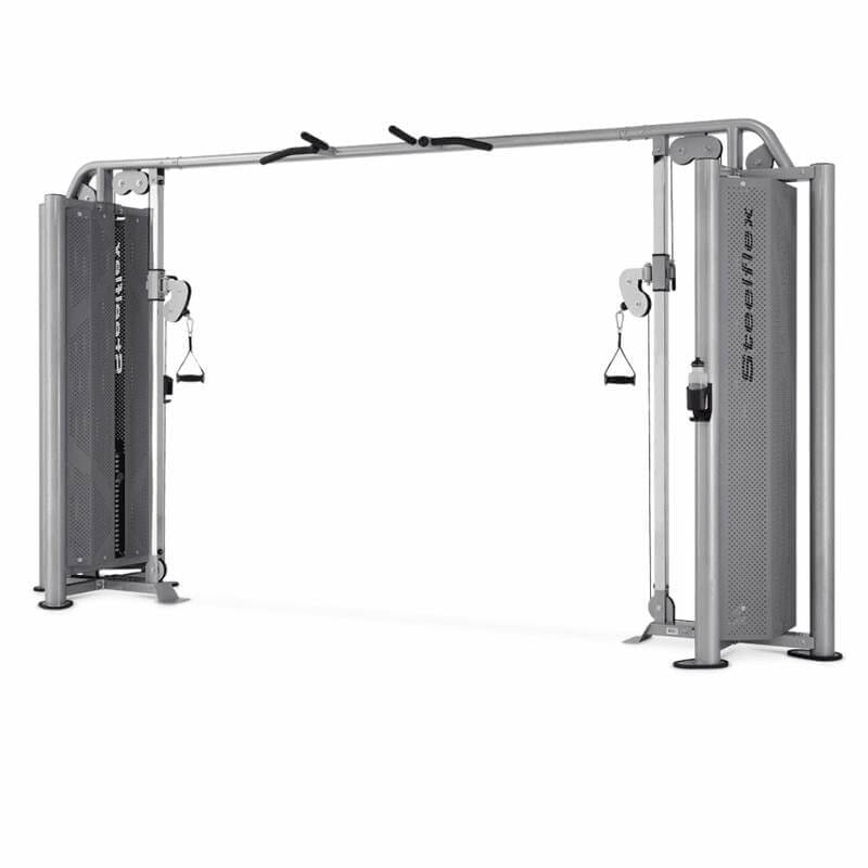 Steelflex Cable Crossover Machine - Versatile Gym Equipment - Durable Silver - 168x38.5x87